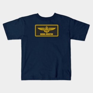 Naval Aviator Wings Kids T-Shirt